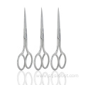 Mirror Plated Stainless Steel Small Beauty Cuticle Nail Scissors and Manicure Scissors